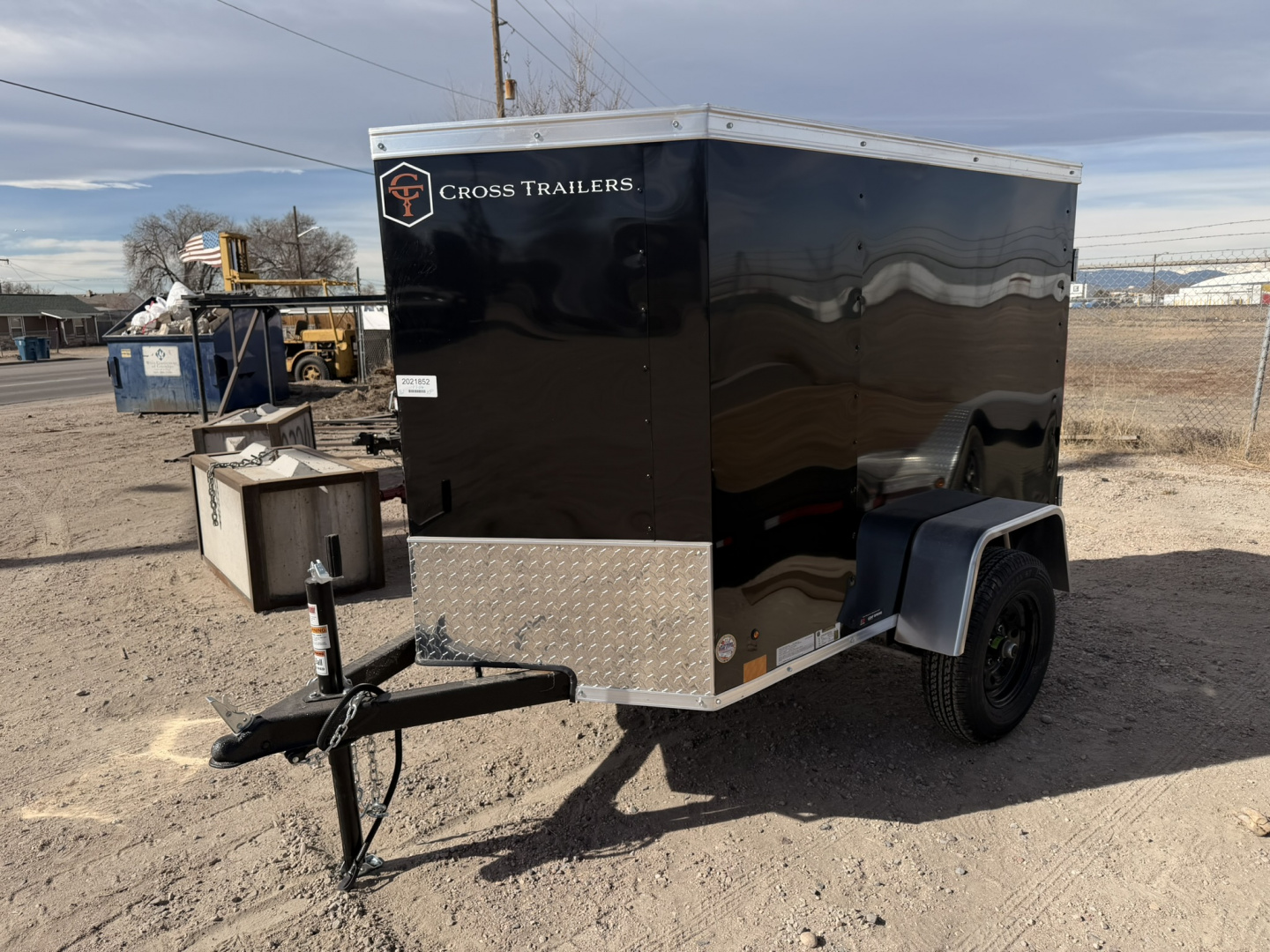 New 2026 Cross Trailers 4-6-1.5V Enclosed Barn Door 2K GVWR