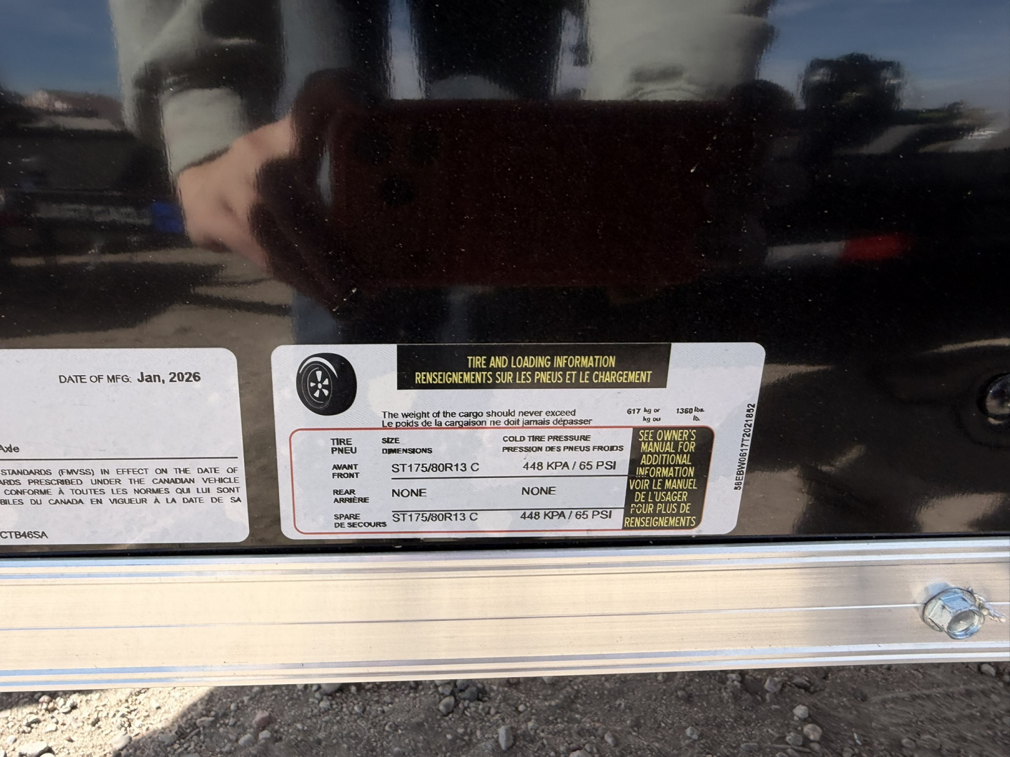 New 2026 Cross Trailers 4-6-1.5V Enclosed Barn Door 2K GVWR