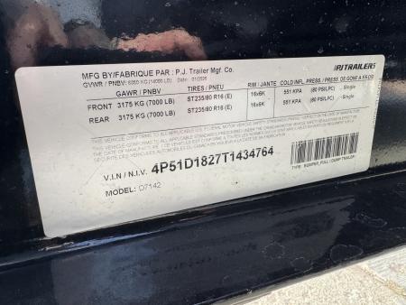 New 2026 PJ Trailers D7-14 Dump Trailer