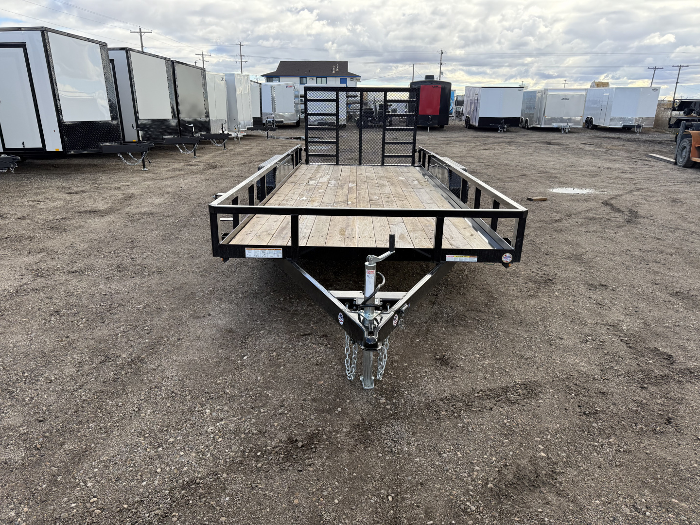 New 2026 Sure-Trac 7X18 7K Tube Top Utility Trailer
