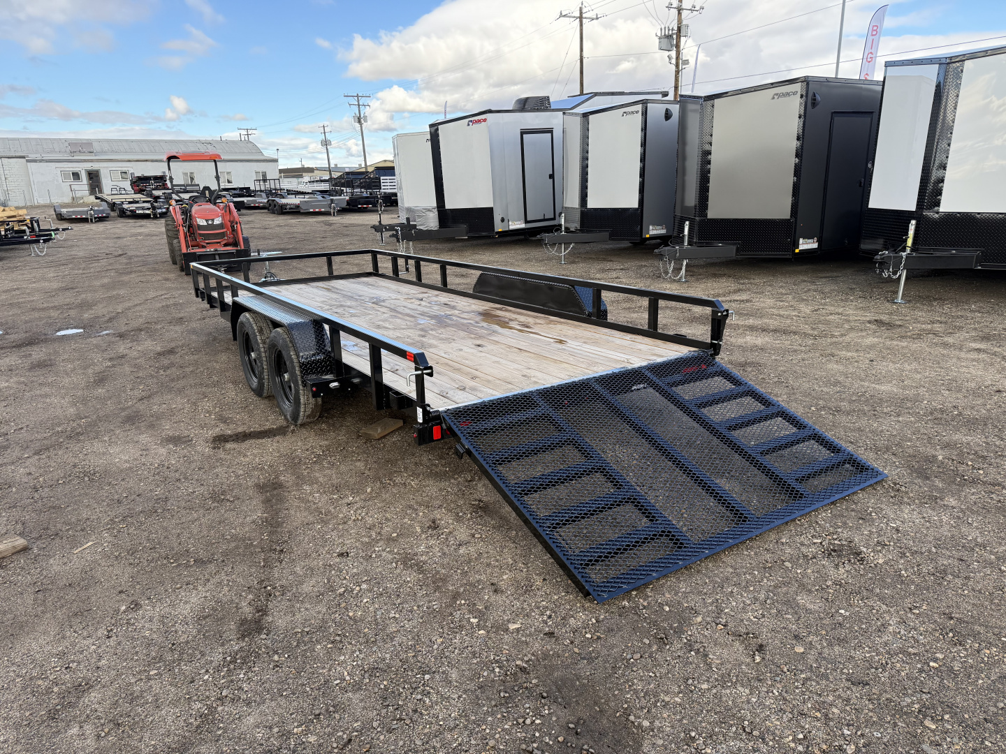New 2026 Sure-Trac 7X18 7K Tube Top Utility Trailer