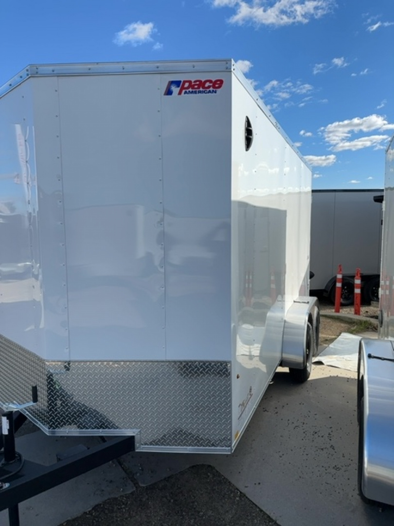 New 2026 Pace American 7X14 7K DLX Out Back Cargo / Enclosed Trailer