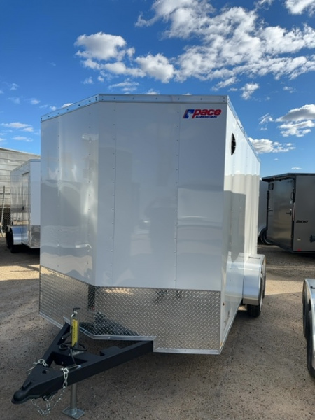 New 2026 Pace American 7X14 7K DLX Out Back Cargo / Enclosed Trailer