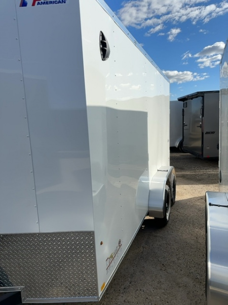 New 2026 Pace American 7X14 7K DLX Out Back Cargo / Enclosed Trailer