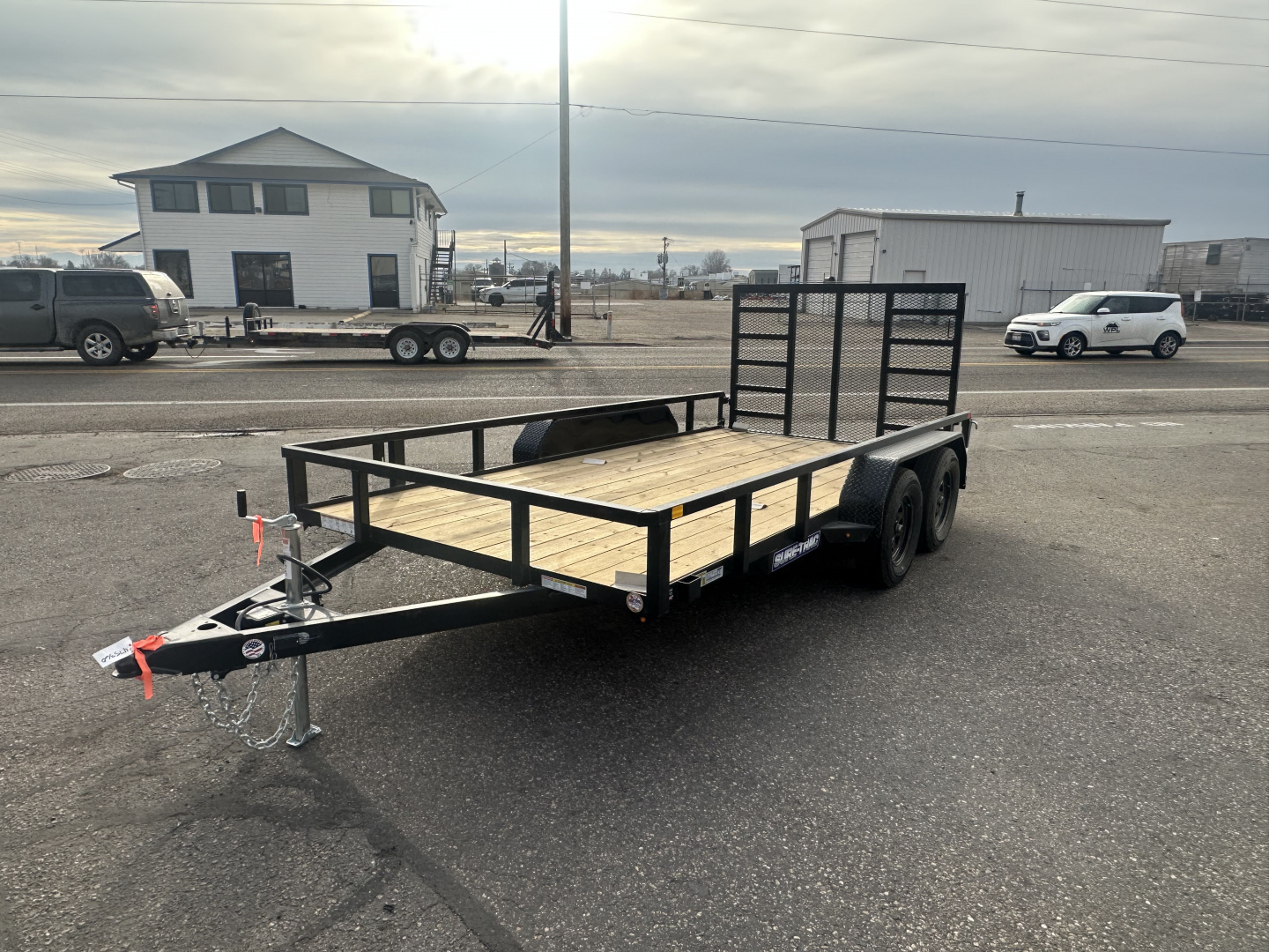 New 2026 Sure-Trac 7X14 7K Tube Top Utility Trailer