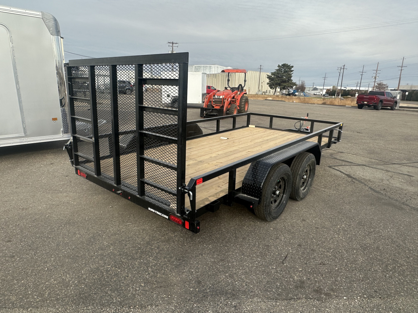 New 2026 Sure-Trac 7X14 7K Tube Top Utility Trailer