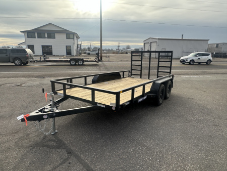 New 2026 Sure-Trac 7X14 7K Tube Top Utility Trailer
