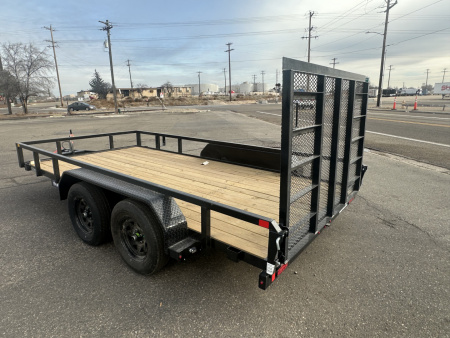 New 2026 Sure-Trac 7X14 7K Tube Top Utility Trailer