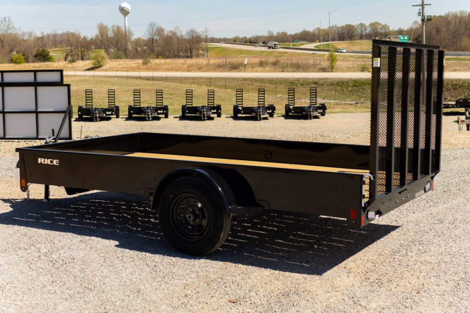 New 2026 Rice SA STEALTH 82" X 12' Utility Trailer