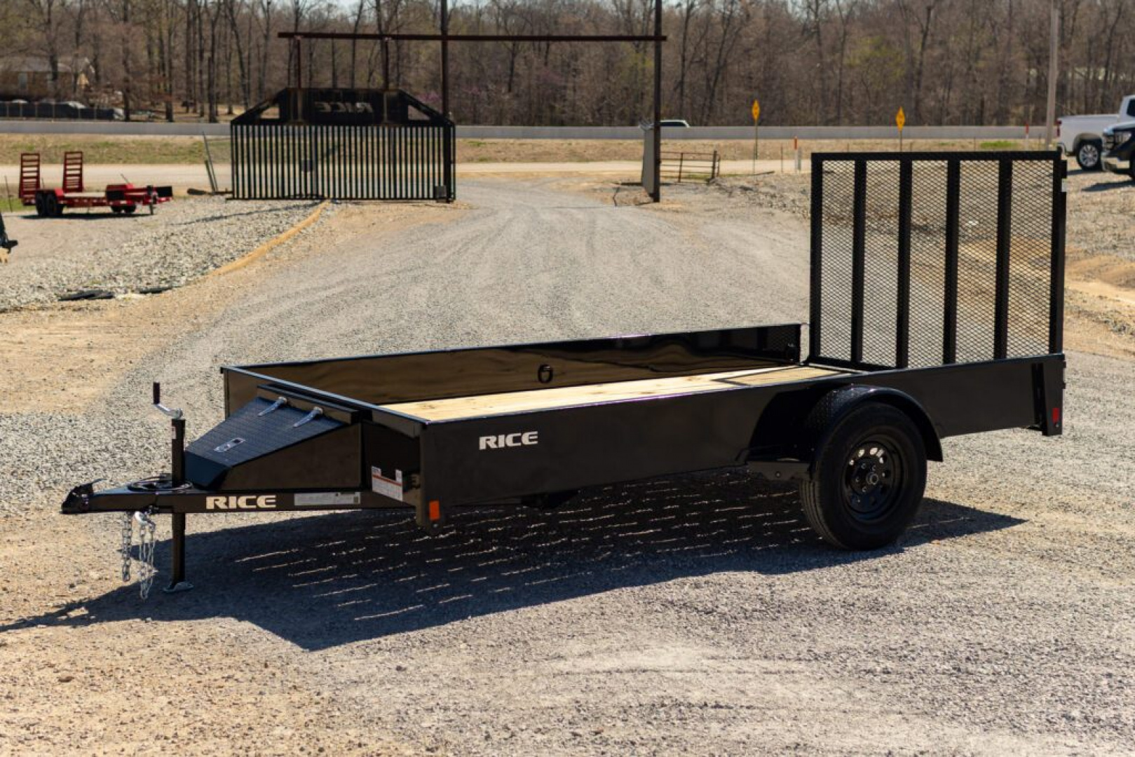 New 2026 Rice SA STEALTH 82" X 12' Utility Trailer