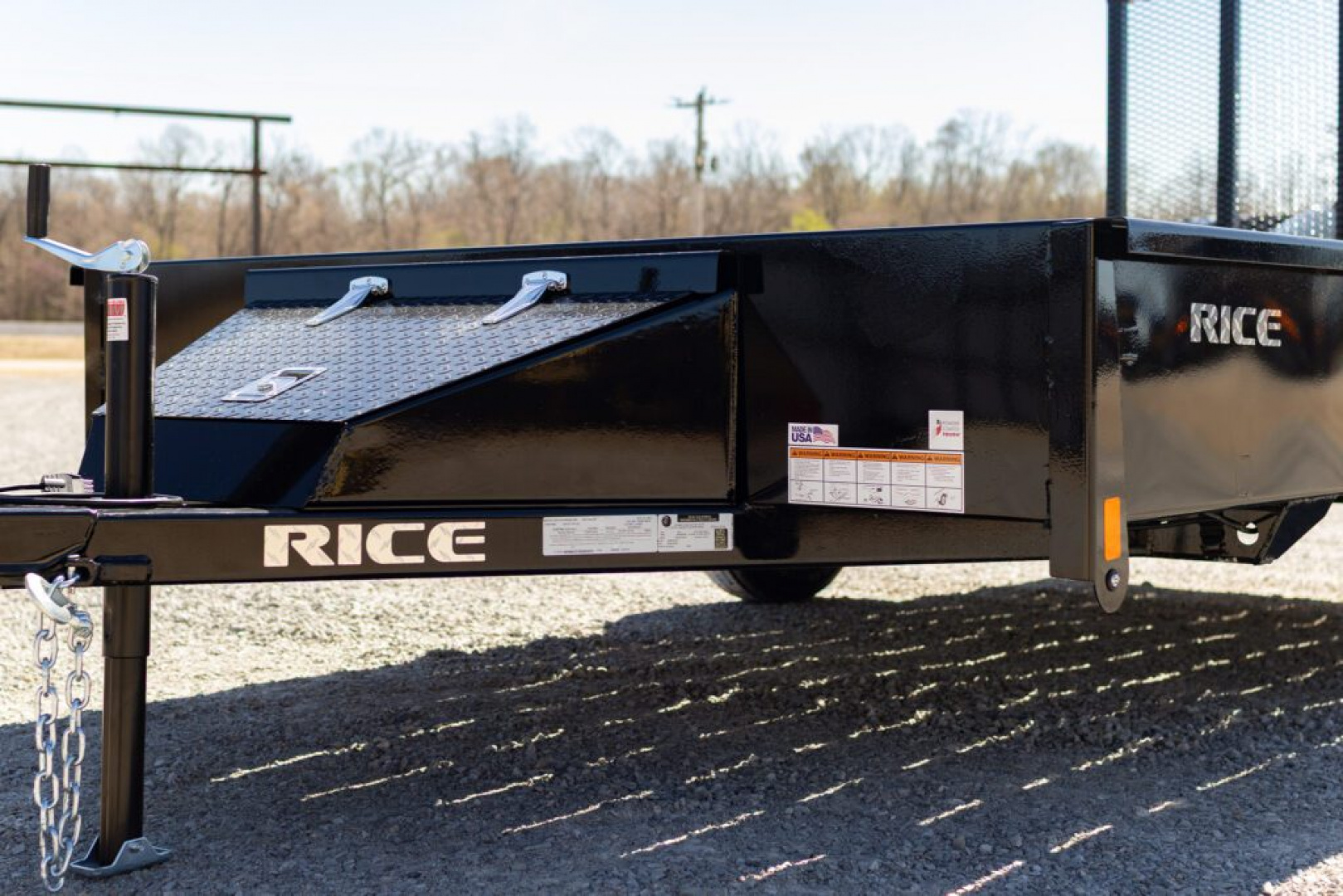 New 2026 Rice SA STEALTH 82" X 12' Utility Trailer