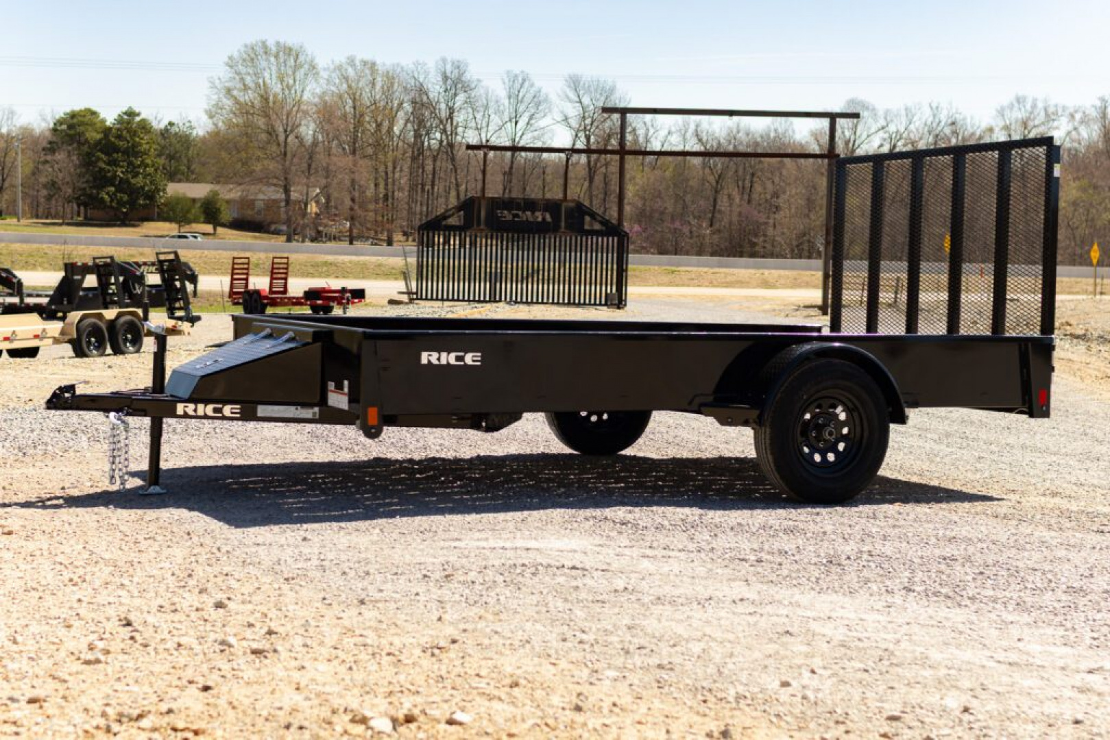 New 2026 Rice SA STEALTH 82" X 12' Utility Trailer