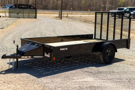 New 2026 Rice SA STEALTH 82" X 12' Utility Trailer