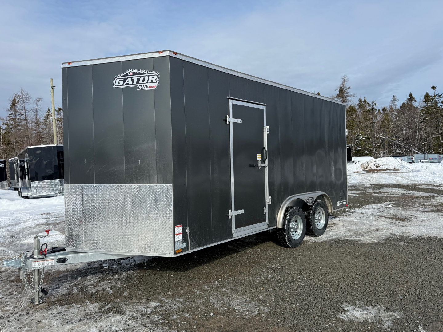 New 2026 Gator Canada Gator Elite 8.5 x 16' 10,000 LB 💪HD SXS Cargo / Enclosed Trailer