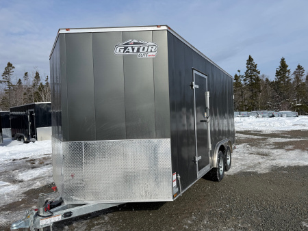 New 2026 Gator Canada Gator Elite 8.5 x 16' 10,000 LB 💪HD SXS Cargo / Enclosed Trailer