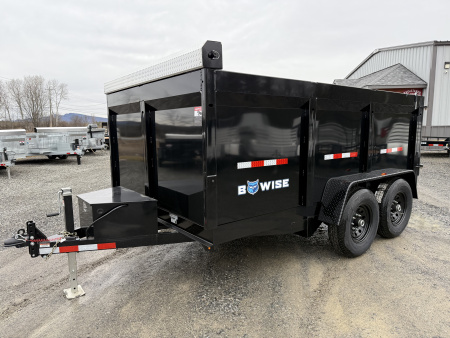 New 2026 BWISE DT712LP-LE-12 Dump Trailer