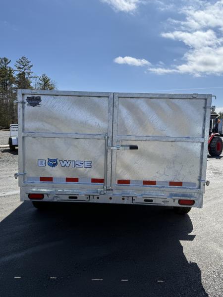 New 2026 BWISE DT714LP-LE-14 Galvanized Dump Trailer