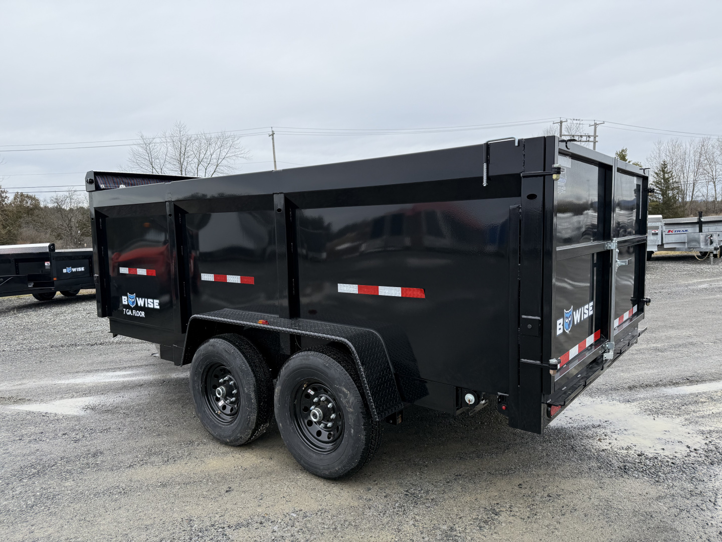 New 2026 BWISE DT714LP-LE-14 Dump Trailer