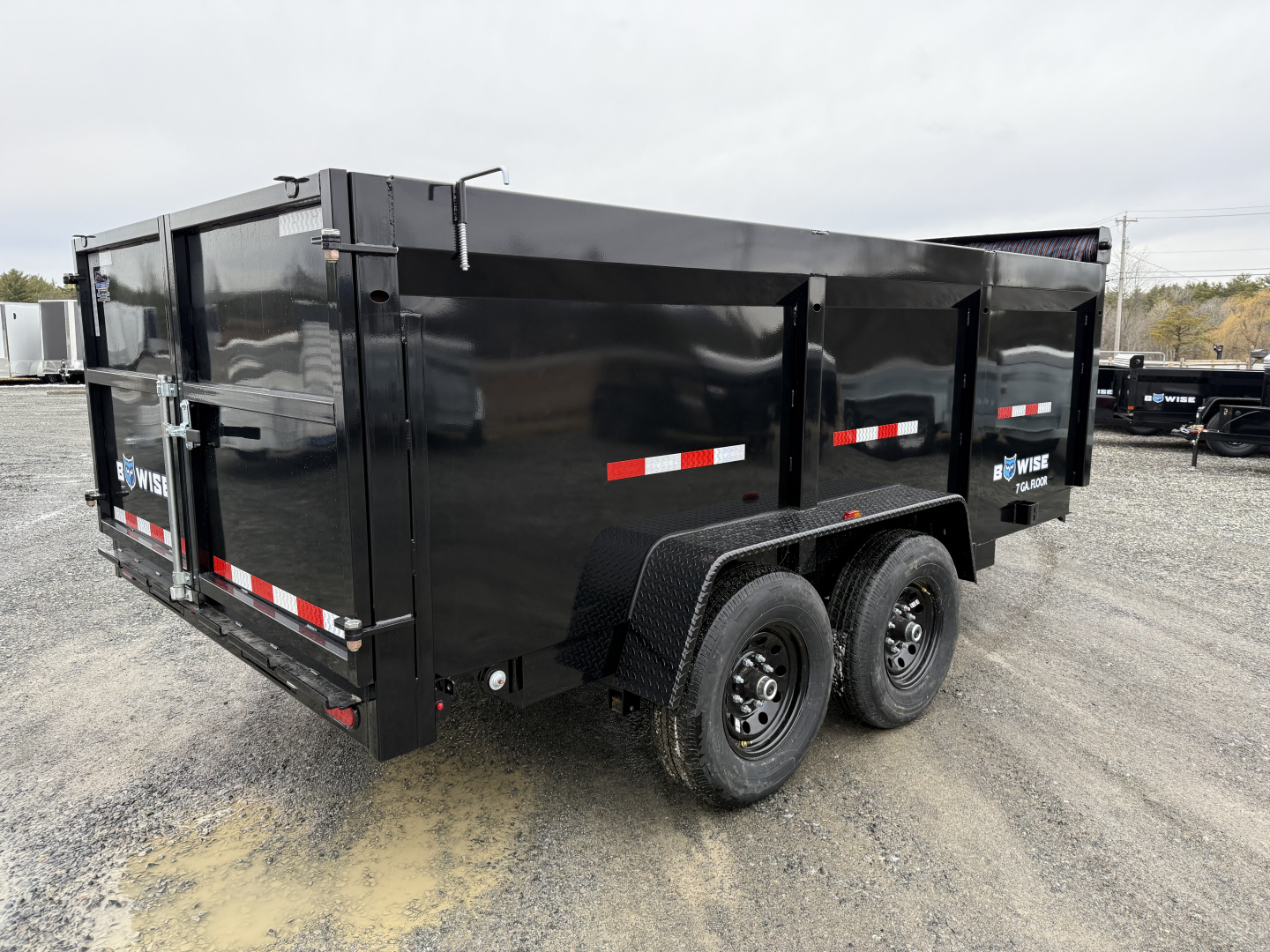 New 2026 BWISE DT714LP-LE-14 Dump Trailer