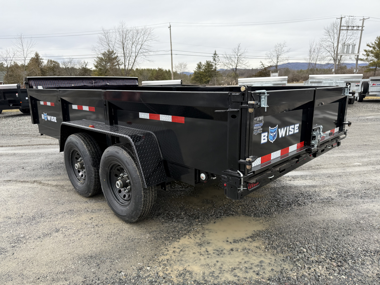 New 2026 BWISE DT714LP-LE-14 Dump Trailer