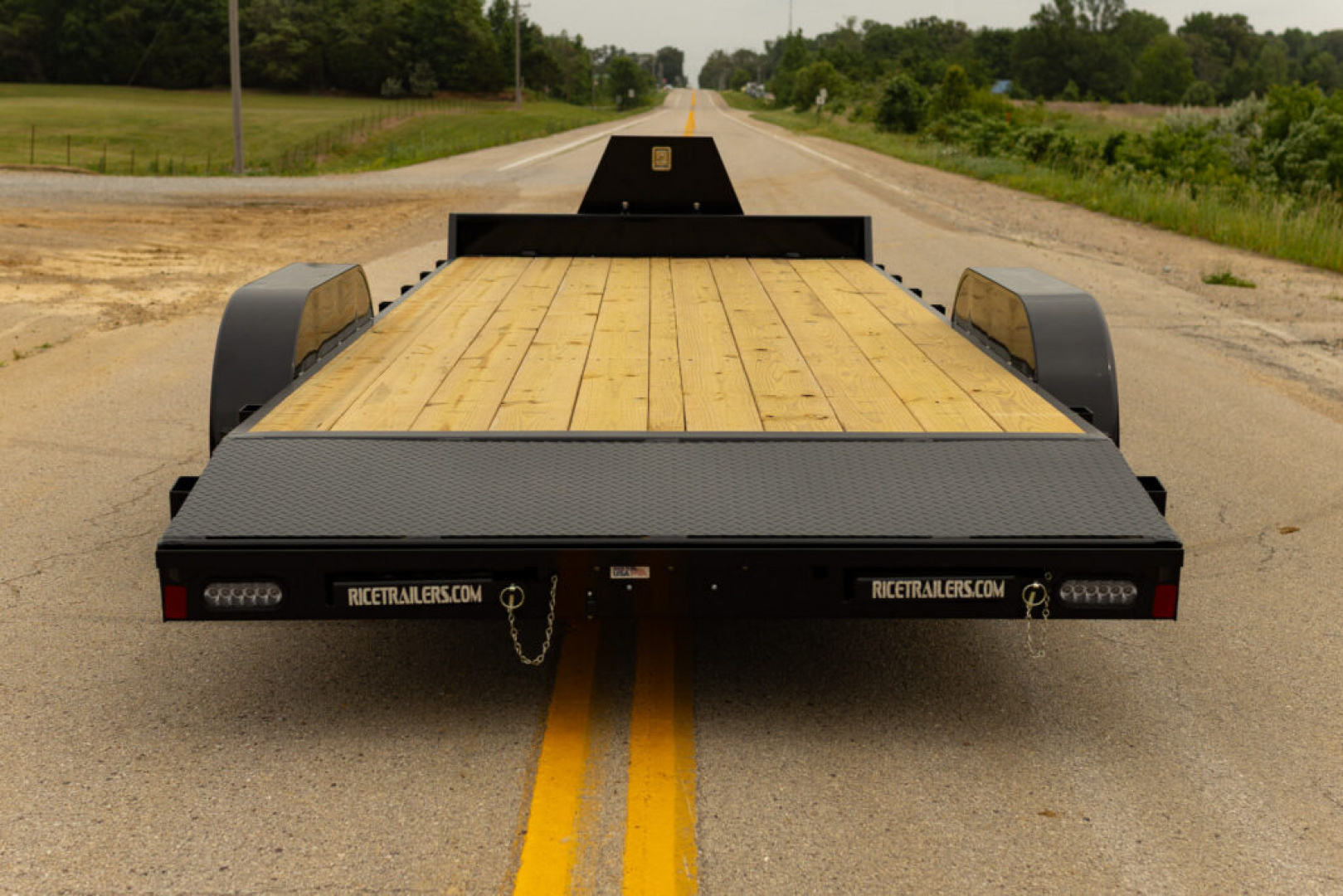 New 2026 Rice 82" x 18' 7k Flatbed Trailer