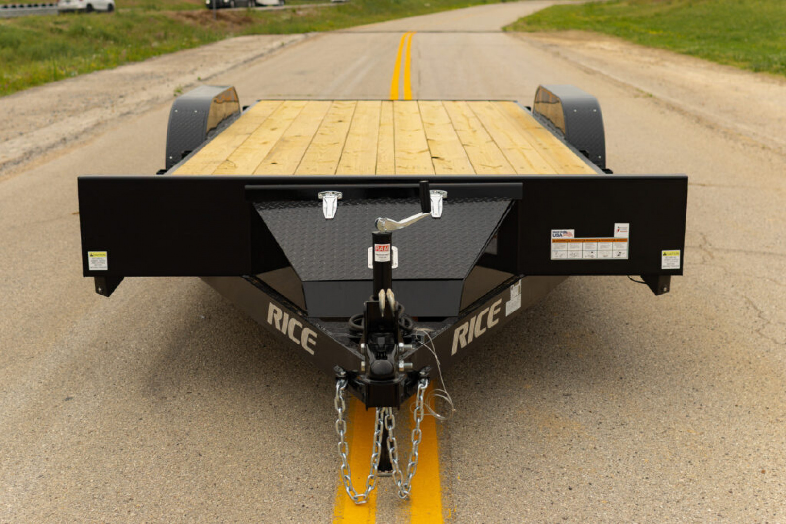 New 2026 Rice Trailers 7k Flatbed Trailer