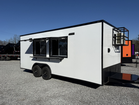 New 2026 Coast 2 Coast 8.5X20 TA CONCESSION TRAILER FULLY EQUIPED BLACKOUT Concession