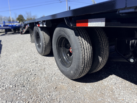 New 2026 PJ Trailers 102X30 GOOSENECK 25K GVWR (MEGA RAMPS) Flatbed Trailer