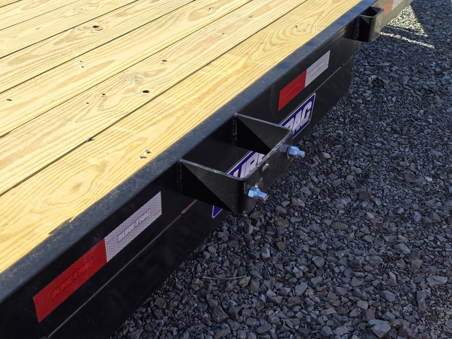 New 2026 Sure-Trac 7x18+2 Car Hauler- 2- Beavertail- Ramps- D-Ring Tie Downs- Spare Tire Carrier