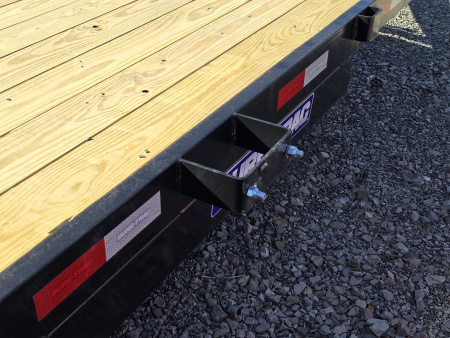 New 2026 Sure-Trac 7x18+2 Car Hauler- 2- Beavertail- Ramps- D-Ring Tie Downs- Spare Tire Carrier