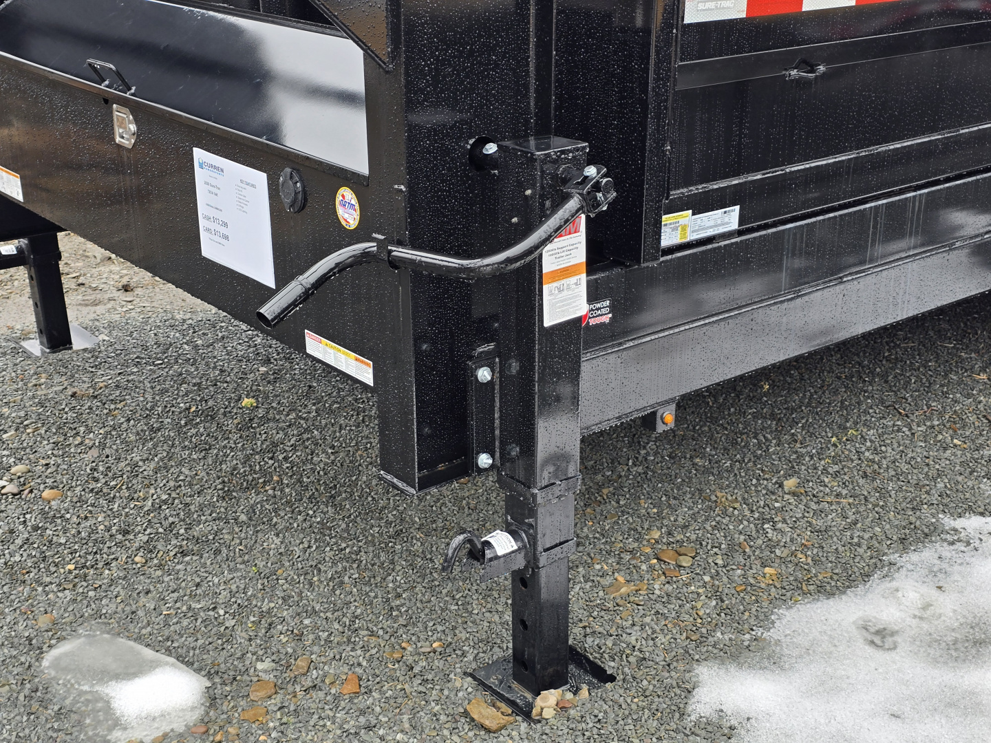 New 2026 Sure-Trac 7x14 14K- Gooseneck- Ramps- Combo Gate- Spare Tire Carrier- Stake Pockets- Integrated Tarp- Drop Leg Jacks