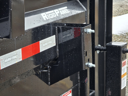 New 2026 Sure-Trac 7x14 14K- Gooseneck- Ramps- Combo Gate- Spare Tire Carrier- Stake Pockets- Integrated Tarp- Drop Leg Jacks