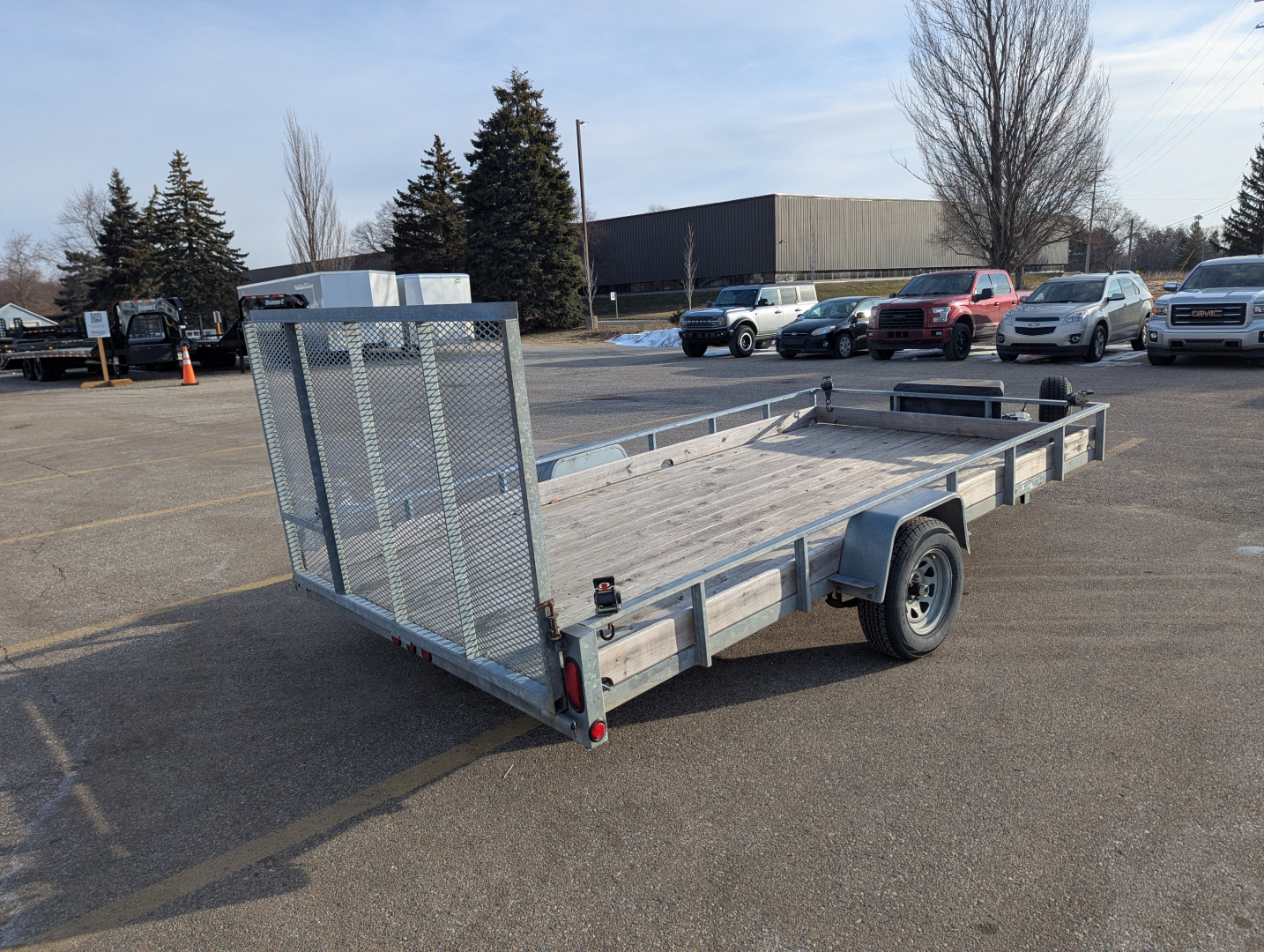 Used 2012 Integrity 7x14 Utility Utility Trailer
