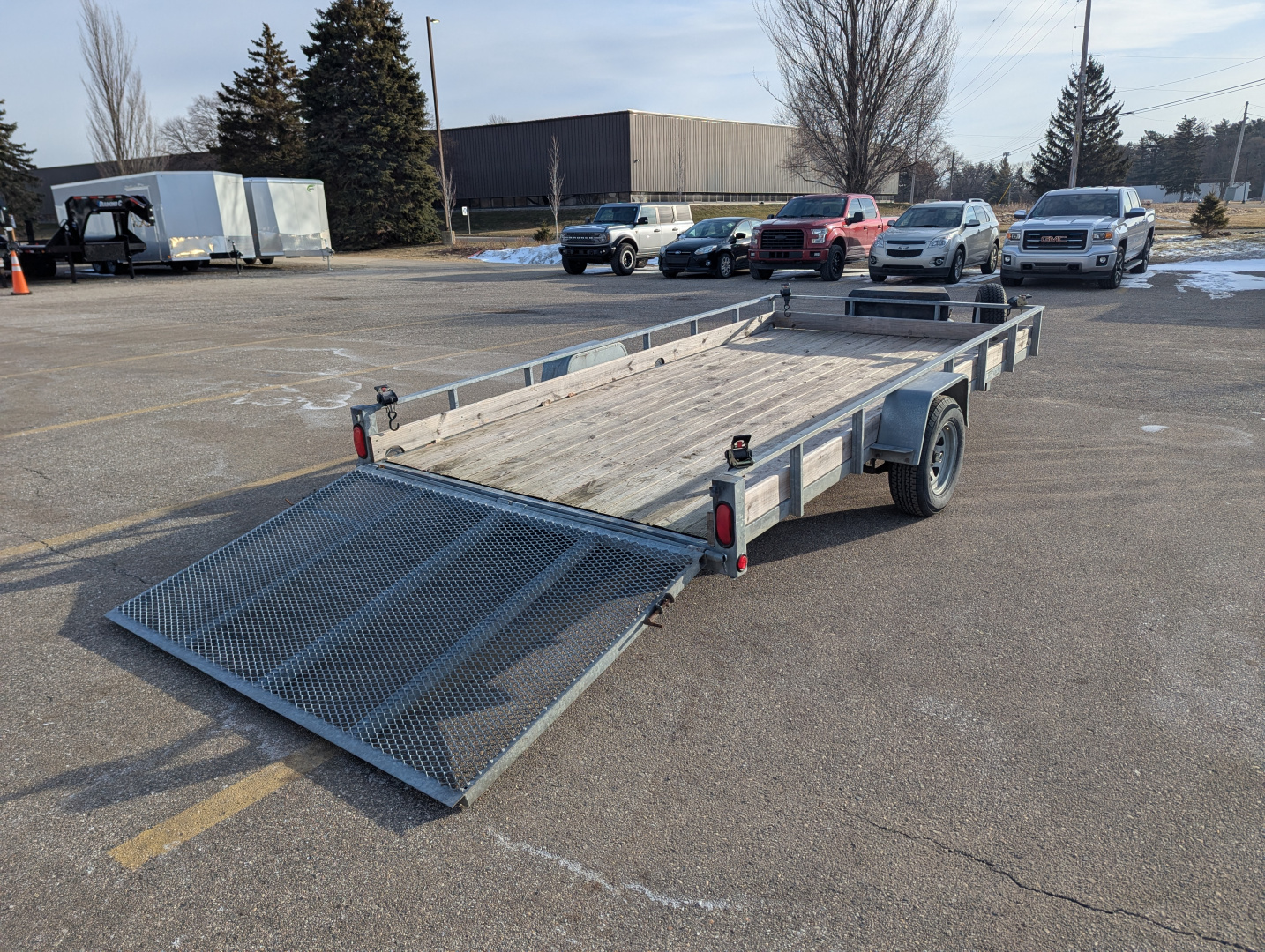 Used 2012 Integrity 7x14 Utility Utility Trailer