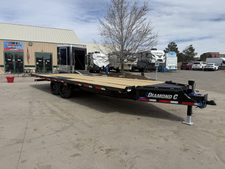 New HD Tilt Equipment 18K - 2026 Diamond C Flatbed Trailer 24X102