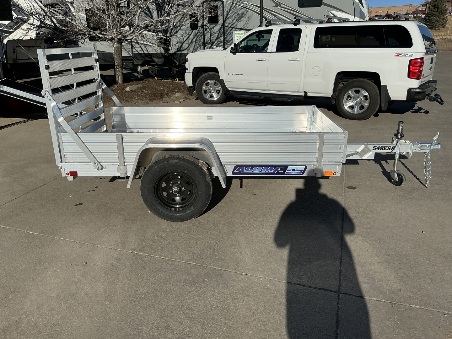 New 2027 Aluma 548ESA-S-TG Utility Trailer