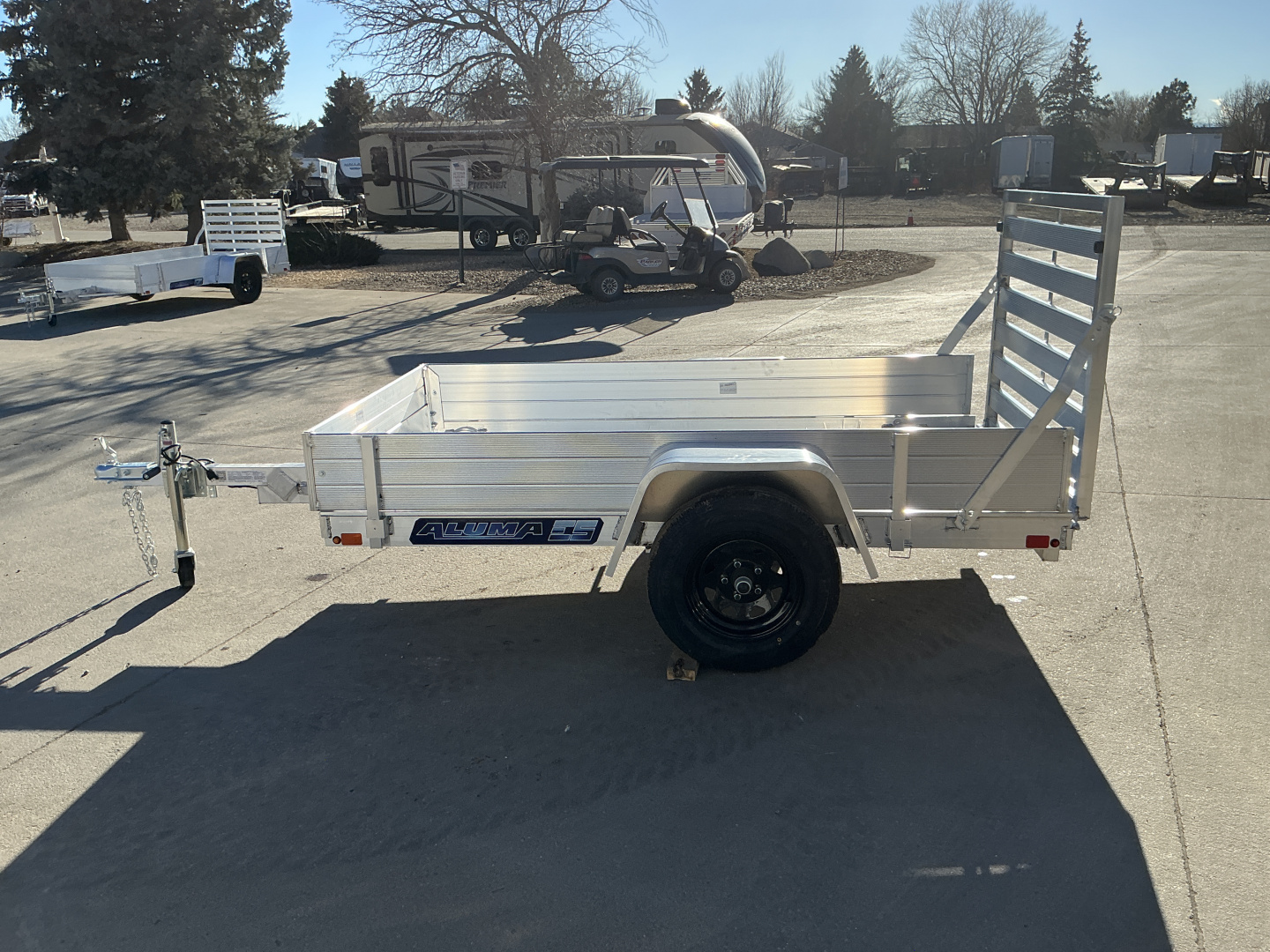 New 2027 Aluma 548ESA-S-TG Utility Trailer