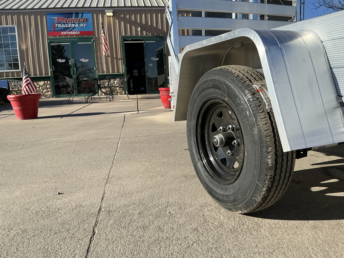 New 2027 Aluma 548ESA-S-TG Utility Trailer