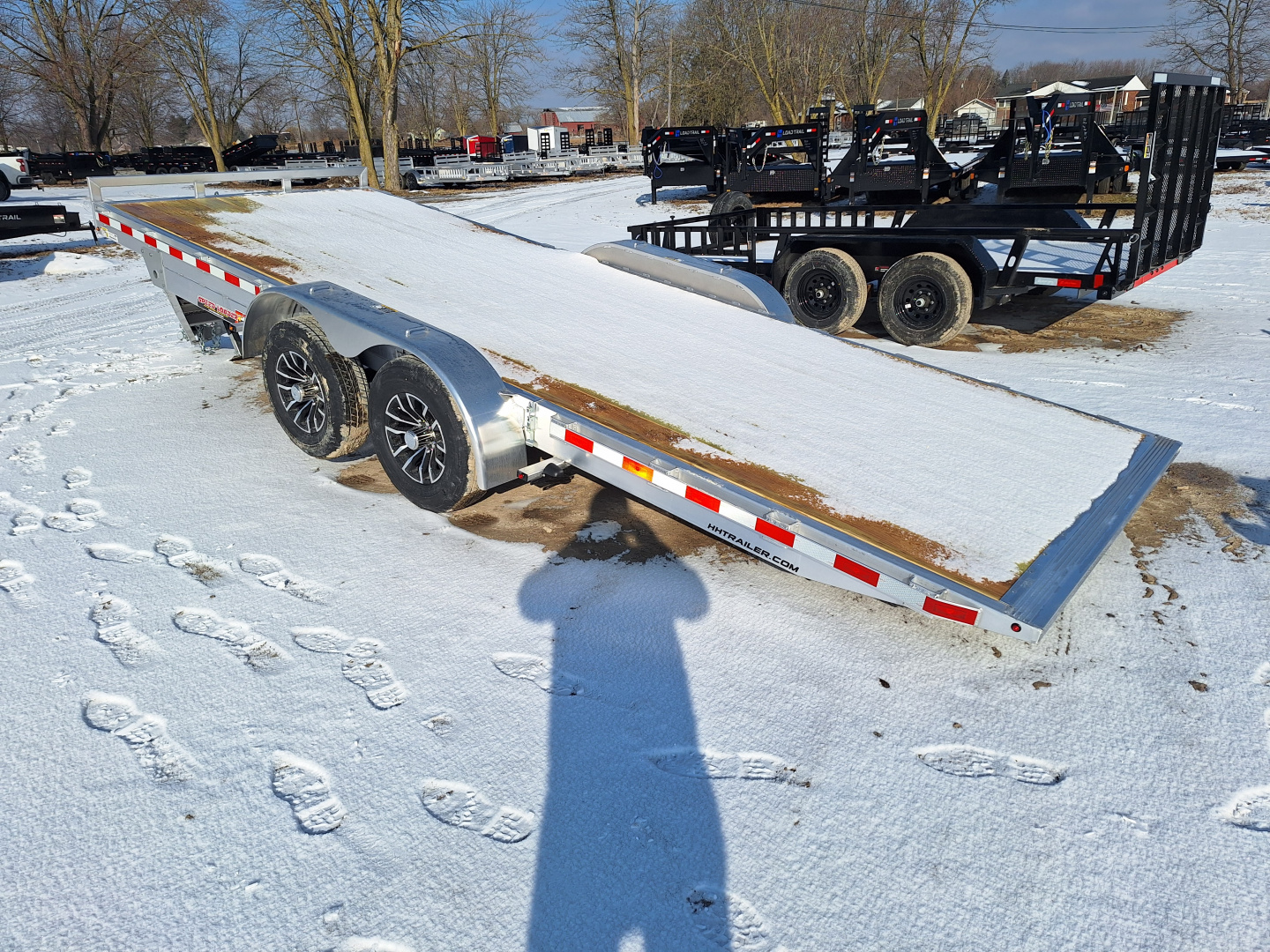 New 2026 H&H Trailers 82x20 Aluminum Speed Loaded Tilt Trailer