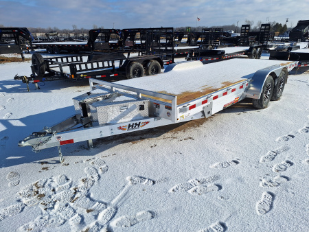 New 2026 H&H Trailers 82x20 Aluminum Speed Loaded Tilt Trailer