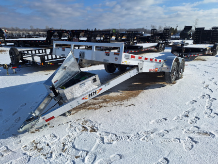 New 2026 H&H Trailers 82x20 Aluminum Speed Loaded Tilt Trailer