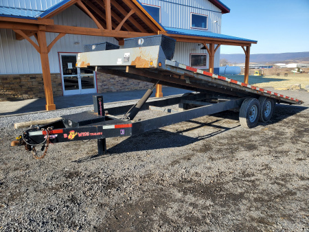 Used 2018 BWISE THD15 Tilt Trailer / 15,400 GVWR / 22'