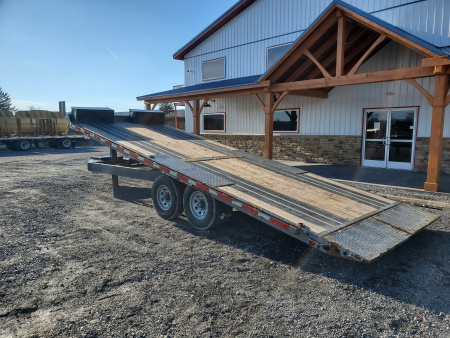 Used 2018 BWISE THD15 Tilt Trailer / 15,400 GVWR / 22'