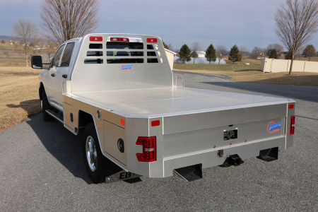 New EBY "FREE COUNTRY" 9' x 94" Skirted Flatbed - Dual Wheel Truck