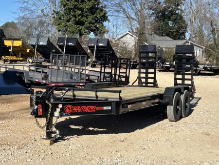New 2026 Southern Utility 7x20 TA 16k Equipment Trailer