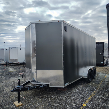 New 2026 Mammoth 7x16 TA, 7' interior height, 3.5k axles, .080 polycore Cargo / Enclosed Trailer