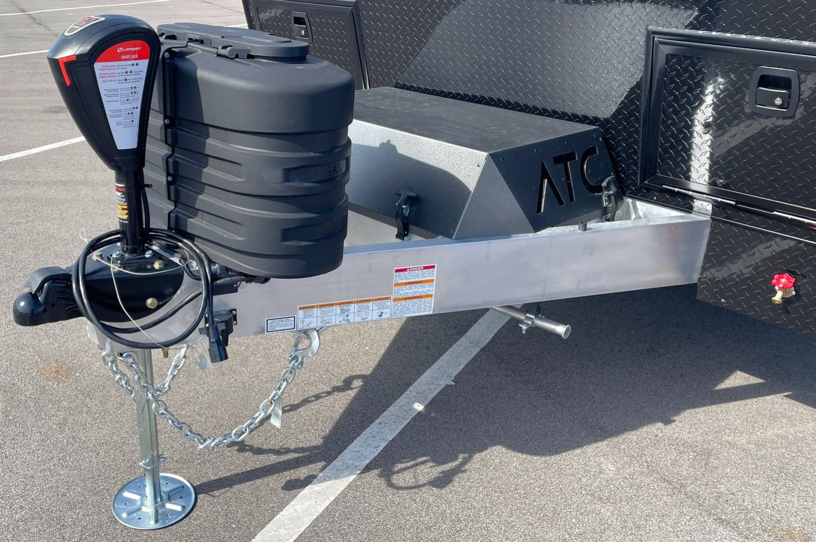 New ATC 2816 PLa 550 Aluminum Toy Hauler: Generator, Happijac, AC, Lifetrac