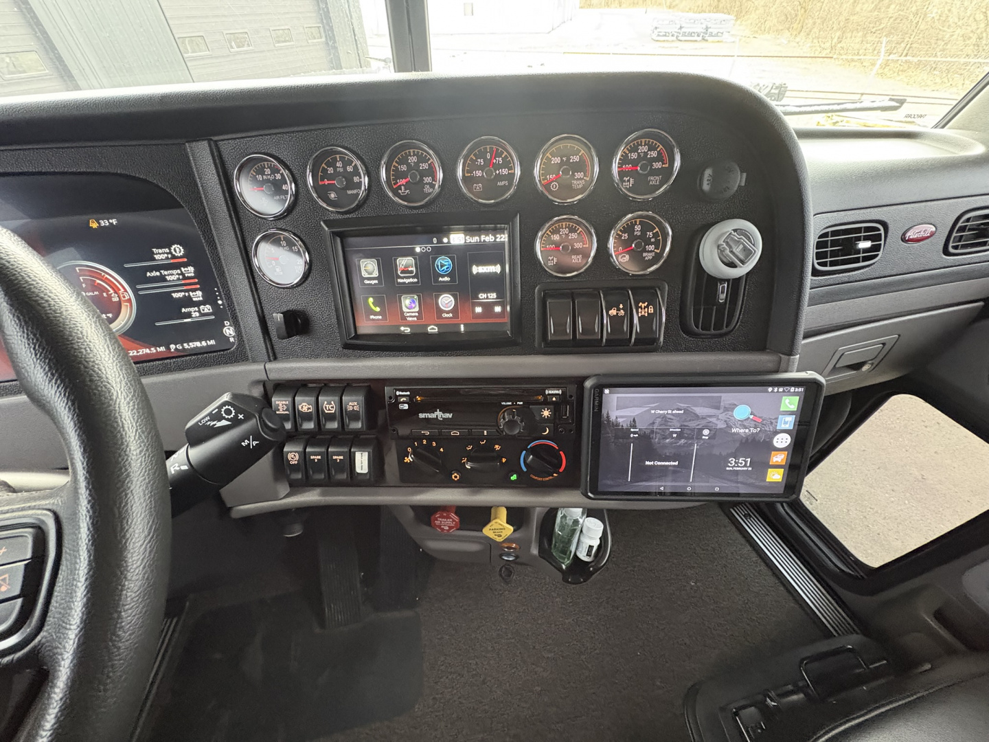 Used 2024 JDCC 46' Peterbilt Custom Coach & 38' 3 Car Stacker w/ Internal rear door lift Package $1,299,999.00