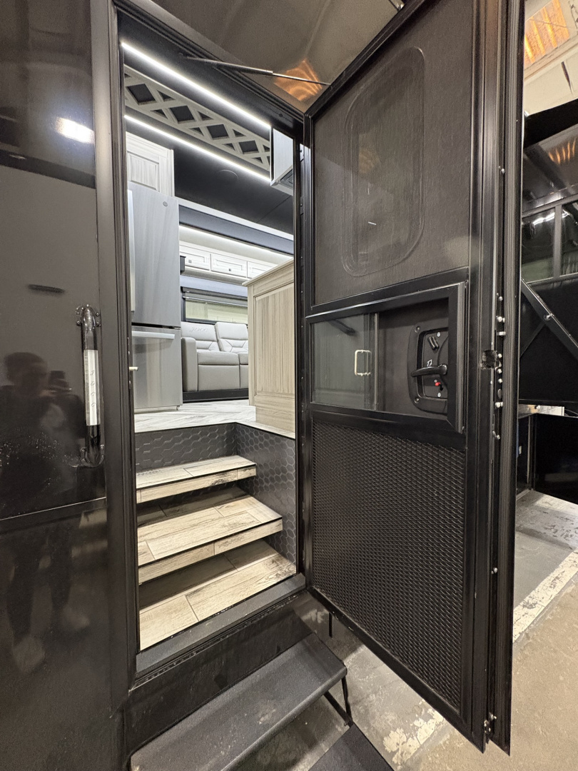 Used 2024 JDCC 46' Peterbilt Custom Coach & 38' 3 Car Stacker w/ Internal rear door lift Package $1,299,999.00