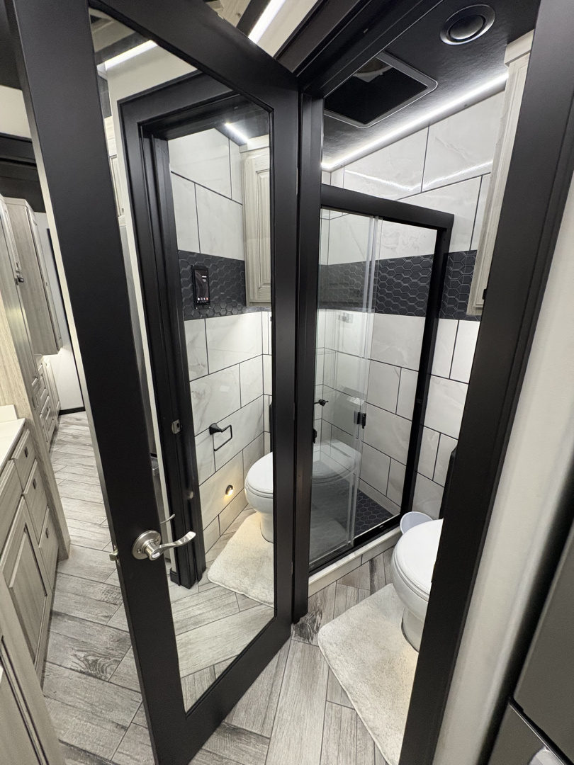 Used 2024 JDCC 46' Peterbilt Custom Coach & 38' 3 Car Stacker w/ Internal rear door lift Package $1,299,999.00